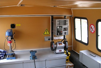 ТТМ 4902 Руслан, модуль ─ мастерская с технологическим оборудованием