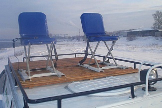 Смотровая площадка на крыше снегоболотохода