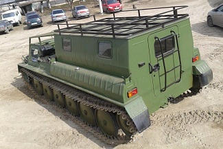 ГАЗ-34039 с стандартным набором доработок: Усиление дна лодки от носа до кормы, в районе балансиров ленивца, в районе бортовых передач, багажник с лестницей доступа