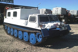 ГАЗ-34039 с буровой установкой